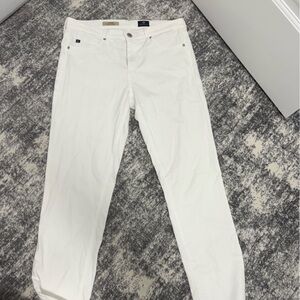 AG Adriano Goldschmied Prima Ankle Jeans in White